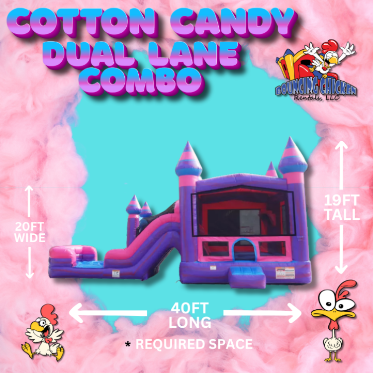 Cotton Candy Dual Lane Combo