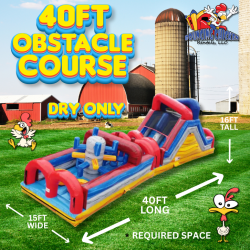 40' Obstacle Course (DRY only)