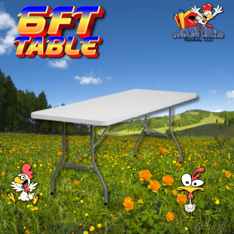 6ft Folding Table
