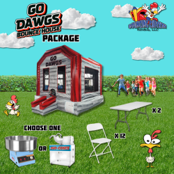 Go Dawgs Bounce House Package