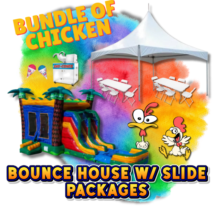 Bounce House with Slide Rentals in Milner, GA
